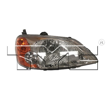 Tyc Tyc Headlight Assembly, 20-5949-00 20-5949-00